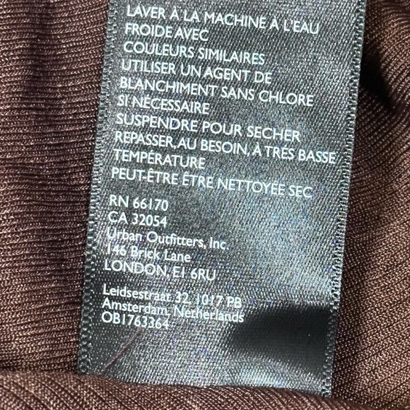 NWOT Free People Beach Trinity Top Chocolate Brown - Picture 13 of 15